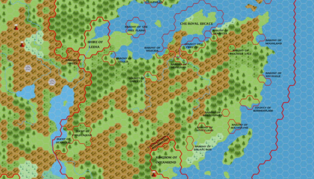 Norwold, 24 miles per hex, by Simone Neri, November 2006 (version 1.5 Political)