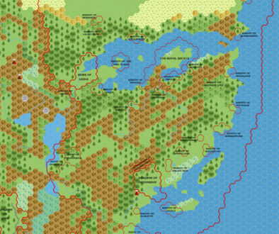 Norwold, 24 miles per hex, by Simone Neri, November 2006 (version 1.5 Political)