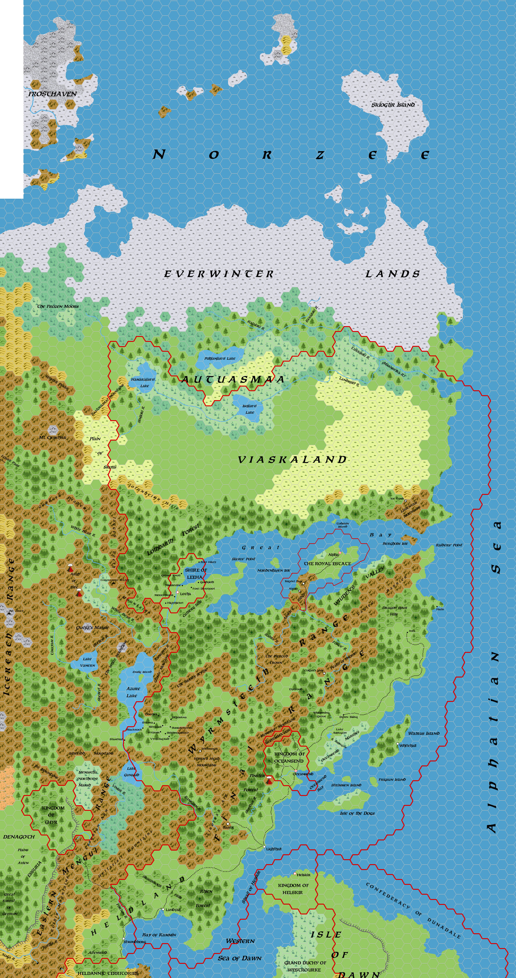 Norwold, 24 miles per hex, by Simone Neri, March 2007 (version 1.7)