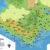 Caerdania, 8 miles per hex, by Simone Neri, April 2008 (political version)