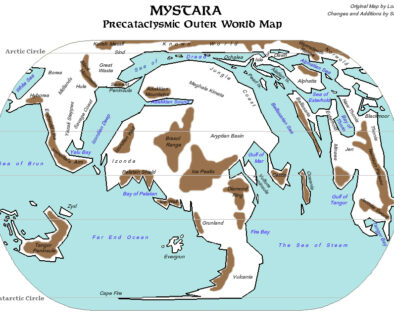 Precataclysmic Mystara, by Simone Neri, August 2008