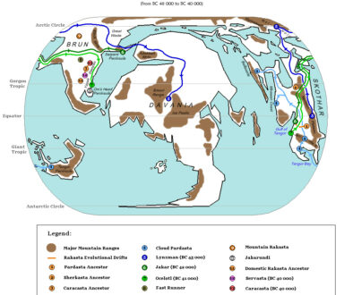 Rakasta of Mystara 48,000 to 40,000 BC, by Simone Neri, August 2008