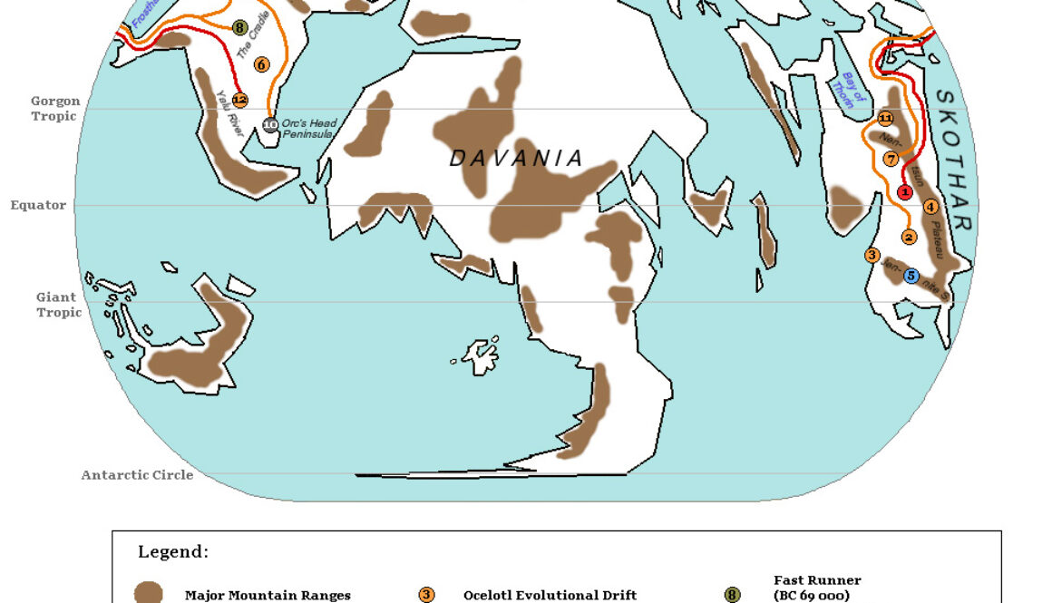 Rakasta of Mystara 78,000 to 48,000 BC, by Simone Neri, August 2008