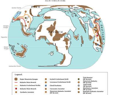 Rakasta of Mystara 78,000 to 48,000 BC, by Simone Neri, August 2008