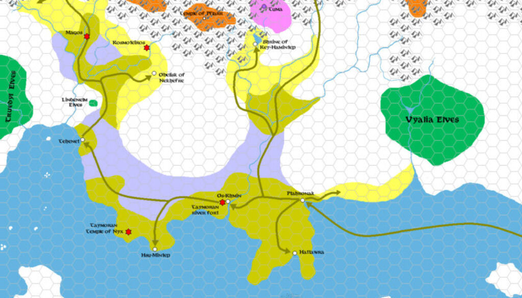 Traladara 1500 BC, 8 miles per hex, by Simone Neri, September 2013