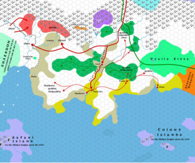 Traladara 929-480 BC, 8 miles per hex, by Simone Neri, September 2013